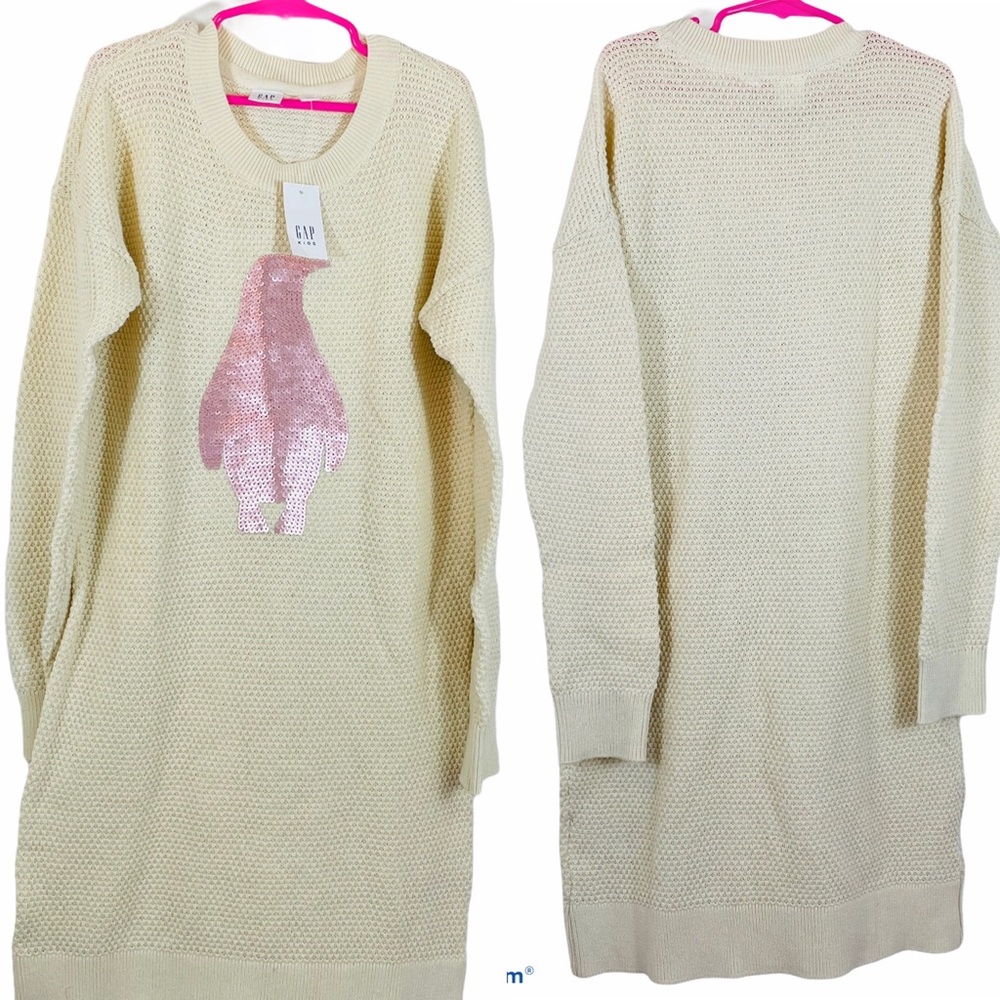 NWT Girl’s Gap Sequin Sweater Dress